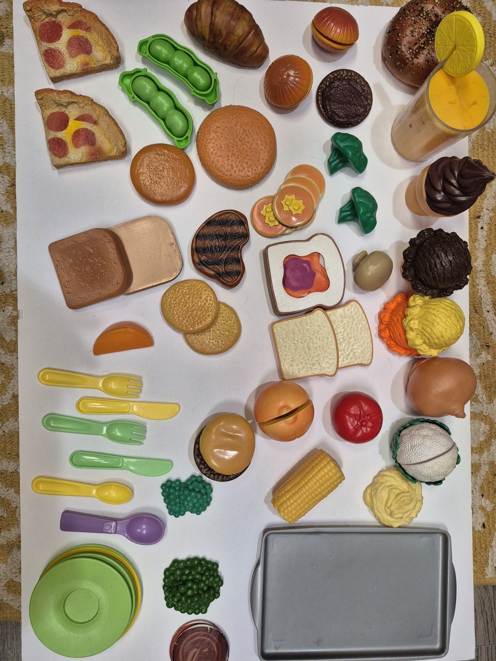 Children's Play Food Set - Assorted Colors
